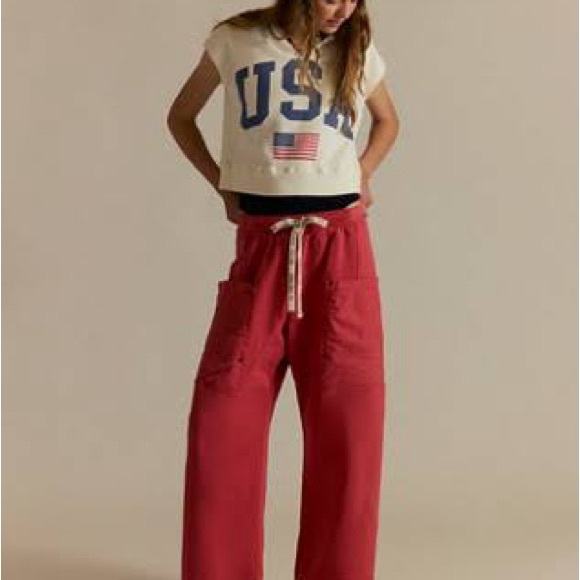 🤎 We The Free Jet set Wide-Leg Pants Large NWT - Picture 5 of 10